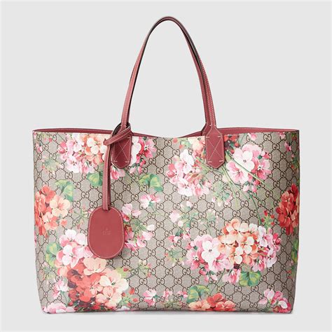 gucci blooms tote pink|genuine gucci bag purse tote.